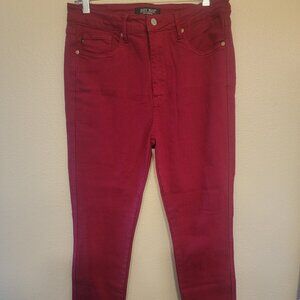 Judy Blue High Waist Scarlet 15/32 Tummy Control